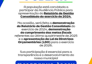 CONVITE PARA AUDIÊNCIA PÚBLICA