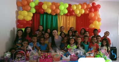 FESTA DAS CORES COM AS CRIANÇAS E ADOLESCENTES DO SCFV