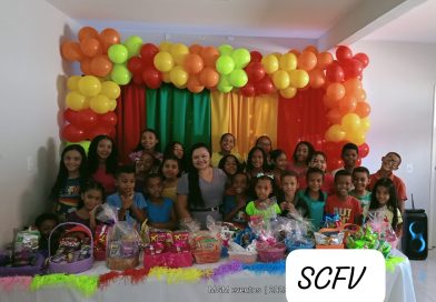 FESTA DAS CORES COM AS CRIANÇAS E ADOLESCENTES DO SCFV