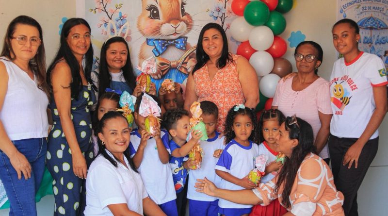 PÁSCOA NAS ESCOLAS: DISTRIBUIÇÃO DE OVOS DE PÁSCOA