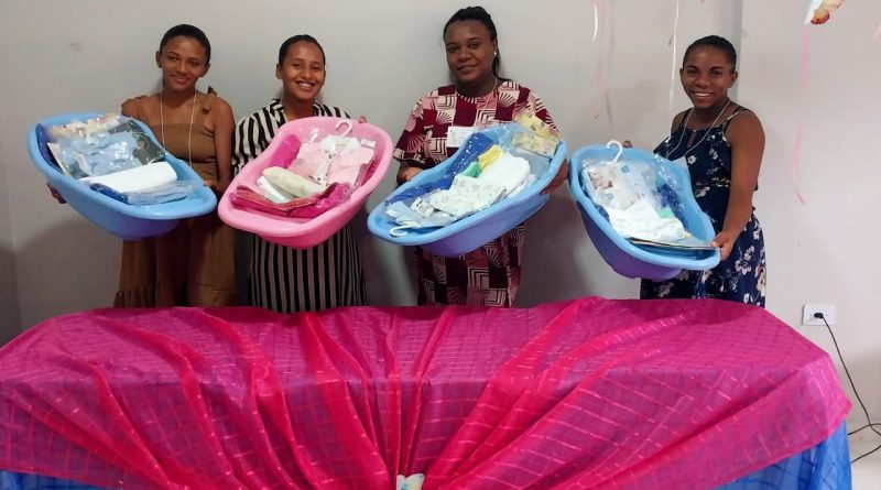 ENCONTRO MENSAL COM AS GESTANTES DO GRUPO “BEBÊ A BORDO”