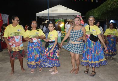 SECRETARIA DE ASSISTÊNCIA SOCIAL PROMOVE PARTICIPAÇÃO DOS IDOSOS DO SCFV NOS FESTEJOS DE SÃO PEDRO NA COMUNIDADE ARVOREDO