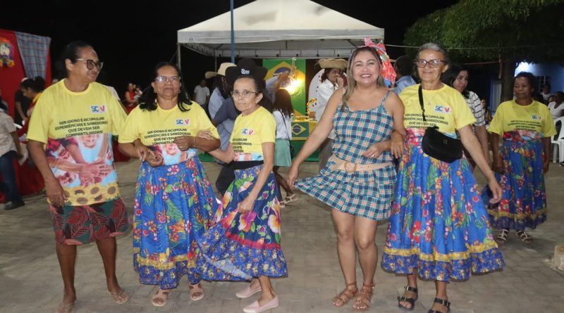 SECRETARIA DE ASSISTÊNCIA SOCIAL PROMOVE PARTICIPAÇÃO DOS IDOSOS DO SCFV NOS FESTEJOS DE SÃO PEDRO NA COMUNIDADE ARVOREDO